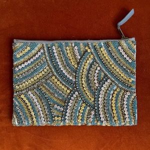 Anthropologie Beaded Clutch